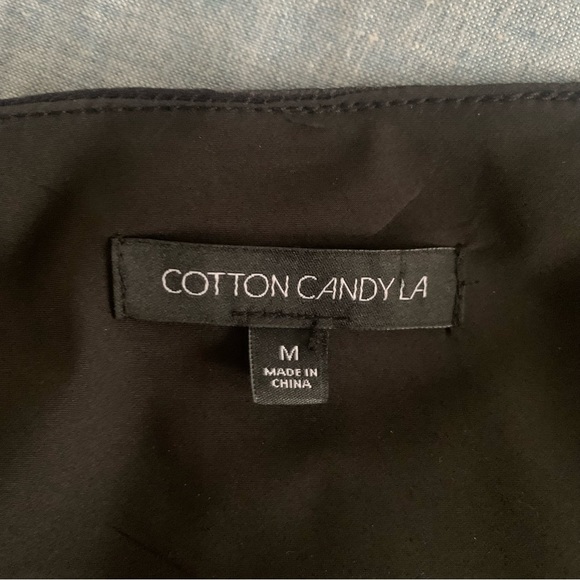 Cotton Candy LA Black Slip Dress - Picture 3 of 4